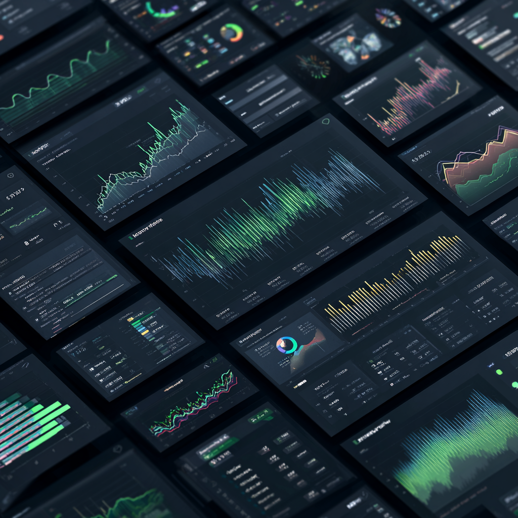 Analytics dashboards showing real-time operational intelligence